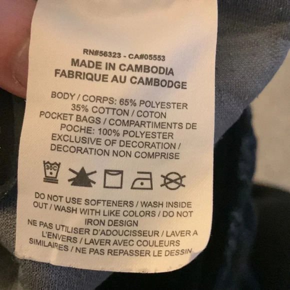 EUC women’s NIKE unique black and grey printed pullon cropped pants size small - Picture 8 of 9